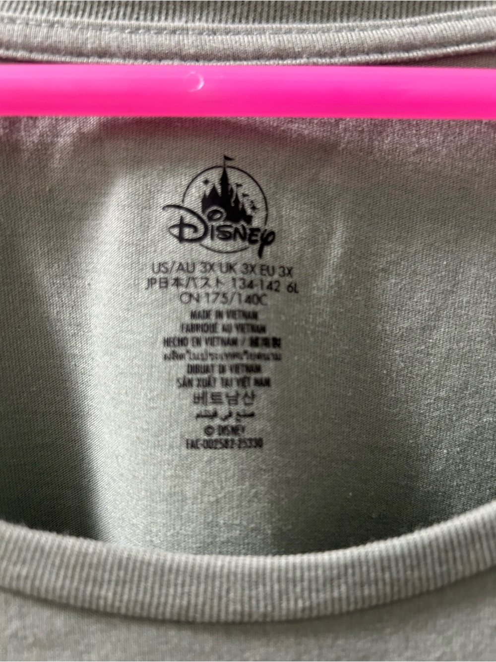 Disney Parks Tinkerbell gray tee - Picture 3 of 4